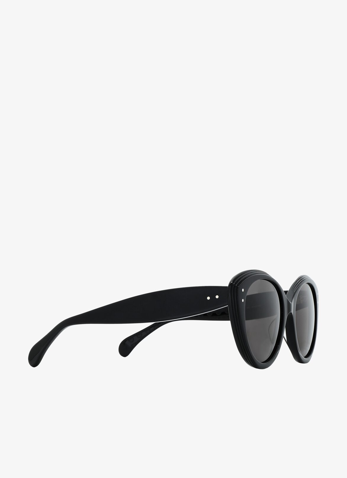 Lunettes De Soleil Œil De Chat Noires ALAÏA LUNETTES DE SOLEIL ŒIL DE CHAT NOIRES NOIR-NOIR-GRIS